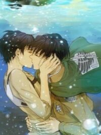 Cover image of We meet yet again (Eren x Levi) (BoyxBoy)